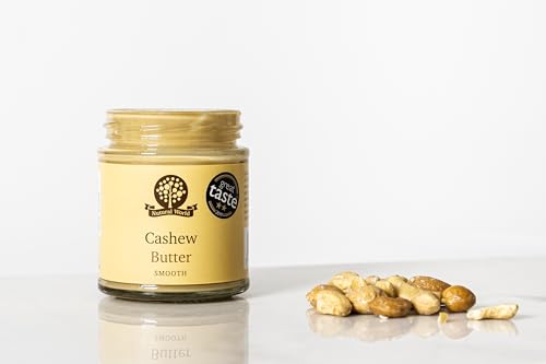 Nutural World - Smooth Cashew Nut Butter 35 Oz (1kg) - Great Taste Award Winner - 100% pure single ingredient
