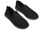 PRO 11 WELLBEING Men's Casual Orthotic Shoes/Slippers with Great Arch Support (Black, UK Footwear Size System, Adult, Men, Numeric, Medium, 10)