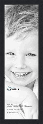 ArtToFrames: Sleek Black 10×32 Frame
