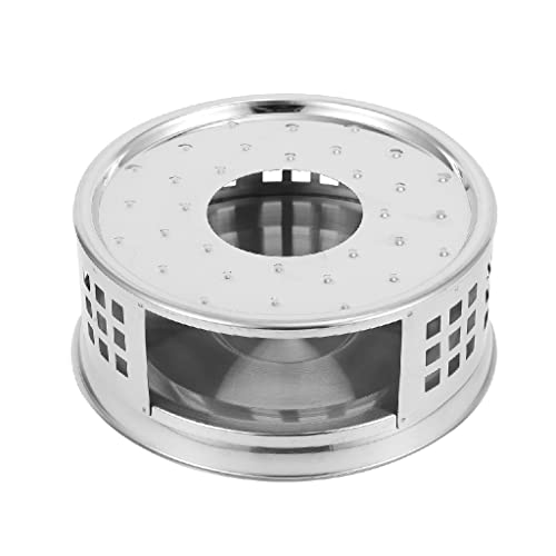 Zldrsh 1 Teapot Heater Stainless Steel Candlestick Teapot Heating Base Tea Stove Stainless Steel Heating Base #TOP1