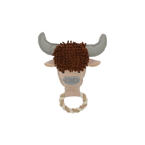 Pavilion Gift Company - Herd - Canvas Rope Dog Toy Cow Farmhouse Farming Tug of War Puppy K9 Doggy Lover Parent Gift