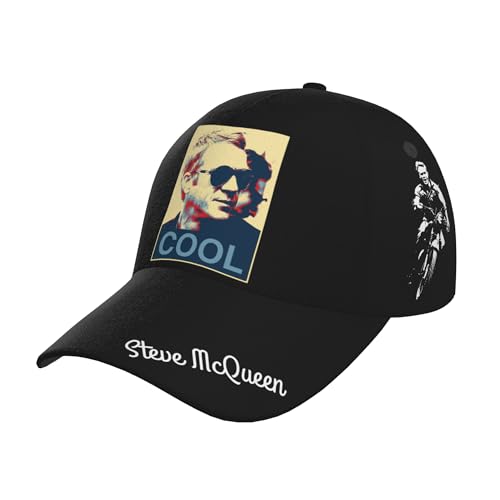 Ste*ve Casquette de Baseball MC%Queen Homme Ajustable Femme Basecap Casquette Unisexe Baseball Cap Golf Hat Trucker Chapeau de Hip Hop Sport