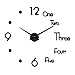 Afaneep Horloge Murale Geante,sans Cadre Horloge Murale Stickers Design-DIY Mute Horloge Murale XXL,3D Horloge Murale Moderne Horloge Murale Geante 60cm-Postuler à Salon Maison Bureaucadeau Décoratif