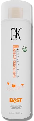 GK HAIR Global Keratin The Best (33.8 Fl Oz/1000ml) Smoothing Keratin Hair Treatment - Professional Brazilian 
