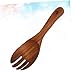 PAMINGONO Acacia Mangium Wooden Salad Spork Eco-friendly Utensils for Serving Salads Fruits and Vegetables Easy to Clean and Safe for All Tableware