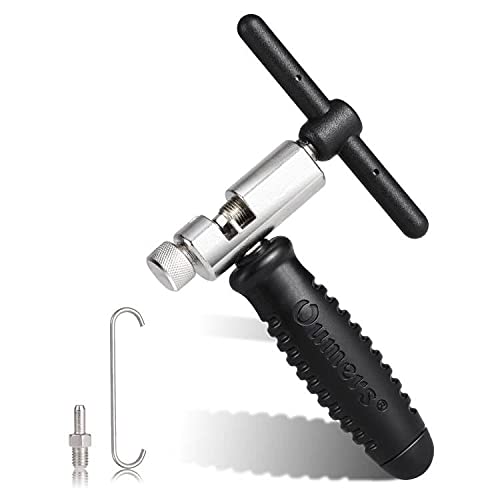 Amazon Oumers Bike Chain Breaker Tool, Universal for 7 8 9 10 11 Speed Chains Link, Remove Rusty Chains Easily. A Small Durable Bicycle Chain Splitter for Road Mountain Cycling Bike,Black #ad