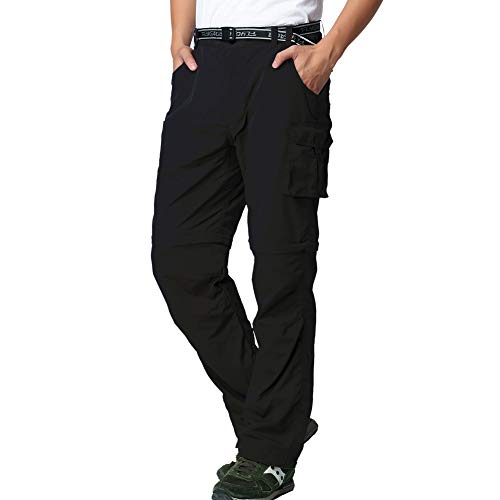 JOMLUN Men's Outdoor Quick Dry Convertible Lightweight Hiking Fishing Zip Off Cargo Work