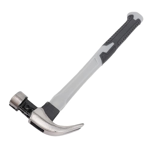 Generic Martillo para Acampar, Fibras de Carbono Mallet Mallet Magnetic Hammer Ligero, Cómodo, Cómodo Agarre Antideslizante, Construido en un Imán Fuerte, Diseño de Cuerno Versátil para Exteriores y