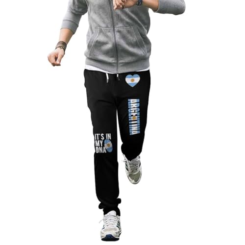 Argentina Flag Pant Mens Casual Trousers Soft Long Pants Slacks Sweatpants for Daily Sports Travel3