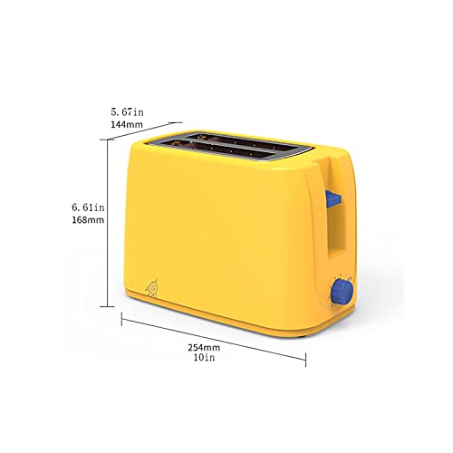 Xu Yuan Jia-Shop Toaster Toaster 2 Scheibe mit 8 Arten von Getriebekontrolle, Kleiner Retro-gleichmäßig schneller… – Bild 3