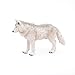 Papo -Hand-Painted - Figurine -Wild Animal Kingdom - Polar Wolf -50195 -Collectible - for Children - Suitable for Boys and Girls- from 3 Years Old