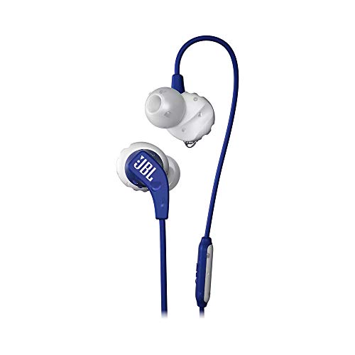 Image of JBL Endurance Run, Sports in Ear Wired Earphones with Mic, Sweatproof, Flexsoft eartips, Magnetic Earbuds, Fliphook & TwistLock Technology with Voice Assistant Support for Mobiles (Blue)