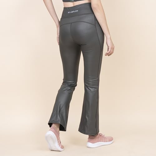Image of 3rd Planet Women's High Waist Activewear Leggings | 4-Way Stretch, Sweat-Wicking, Non-See-Through Gym & Yoga Tights with Side Pockets | Comfortable Slim Fit Pants for Workout, Running & Fitness