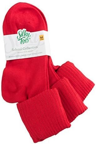Image of Silky Toes Womens Soft Rayon from Bamboo Socks | 3-6 Pairs Breathable Seamless Toe Crew Socks | Casual Dress Womans Socks