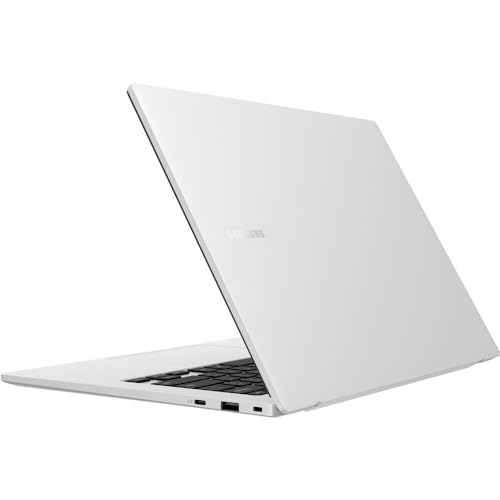 Image of SAMSUNG Galaxy Chromebook Go 14 inch Laptop Computer, Wi-Fi, Lightweight Slim Durable Design, 12-Hour-Battery, 4GB Memory, 32GB eMMC, Silver /Black