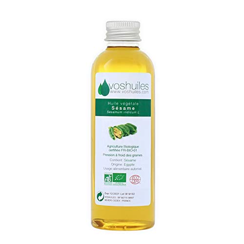 Aceite vegetal orgánico de seame – 250 ml