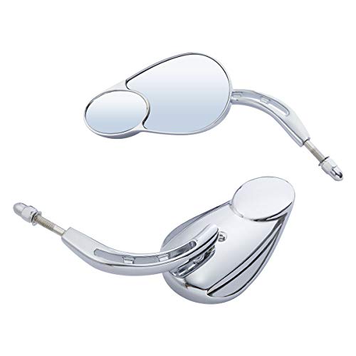 image for TCMT 8mm Double Rear View Side Mirrors Fits For Harley Road King CVO R