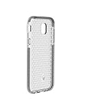 Coque semi-rigide Force Case Life transparente et contour gris clair pour Samsung Galaxy J3 2017