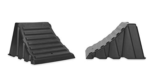 Camco 1 Pack 44418 Dark Gray Wheel Chock-Pack of 2, 1 Pack