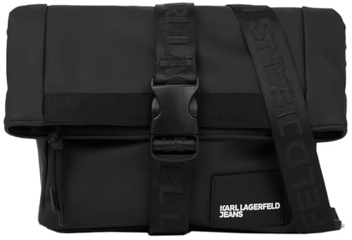 KARL LAGERFELD JEANS Homme Roll Top Crossbody l'excellence des finitions et du design