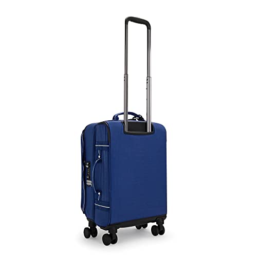 Kipling Spontaneous S Softside Spinner Wheel Luggage, Cabin Sized, Elastic Straps, Admiral Blue Cl, 13''L X 20.75''H X 8.25''D #TOP3