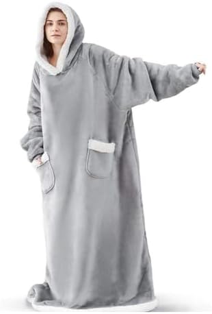 Fleece Hoodie Warm-Wear Onesie Extra Length