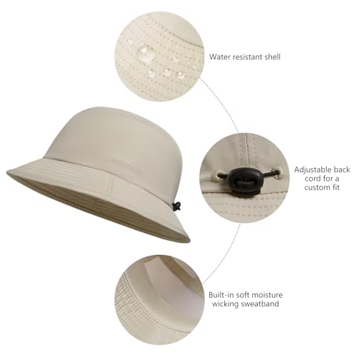 Image of BASSDASH UPF50+ Fishing Bucket Hat for Men Women Lightweight Water Resistant Packable Outdoor Summer Sun Hats FH13