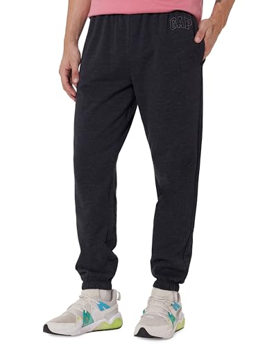 Image of Gap Men Embroidered Standard Fit Ankle Length Joggers