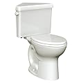 American Standard 216AD104.020 Triangle Cadet PRO Two-Piece 1.28 gpf/4.8 Lpf Chair Height Elongated Toilet, White