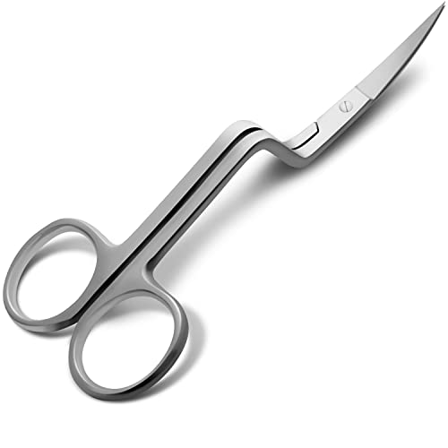 XTRM CRAFT 6 Inch Double Curved Scissors Professional Grade Multi-Purpose Precision Scissors for Crafting Embroidery and Dog Grooming