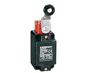 Lovato Electric TS10520A Inc - Plastic Limit Switch, T Series Dimensions to EN 50041, Roller Lever, Without Reset Button, Contacts 1No+1Nc Slow Break. Plastic Roller 20X5 mm