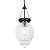 Black Pendant Lights Kitchen Island, Glass Vintage Kitchen Island Lighting, Pendant Lighting over Sink, Farmhouse Pendant Light Fixture Bathroom Lights for Dining Room Entryway, Height Adjustable