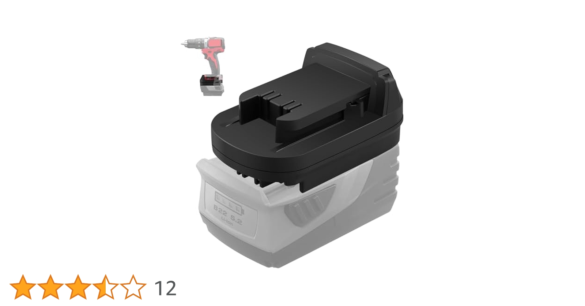 Amazon.co.jp: DEWDYS Hilti - M18バッテリー用アダプター