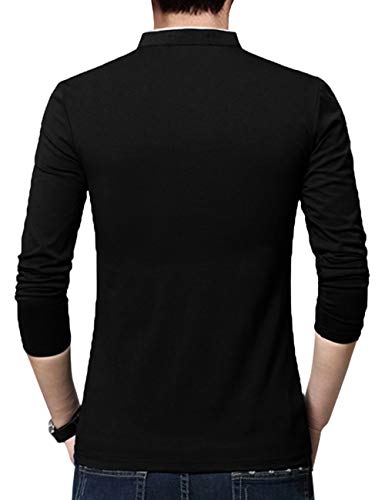 Image of EYEBOGLER Men's Solid Regular fit T-Shirt (T15 Black XL)