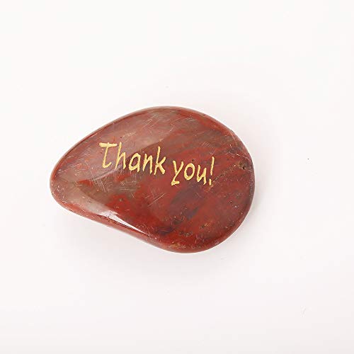 ROCKIMPACT 100PCS Engraved Rocks Different Words Inspirational Stones Bulk Faith Stones Novelty Gifts Zen Stones Gratitude Rocks Healing Prayer Stones Encouragement Rocks Wholesale, 2"-3" ea