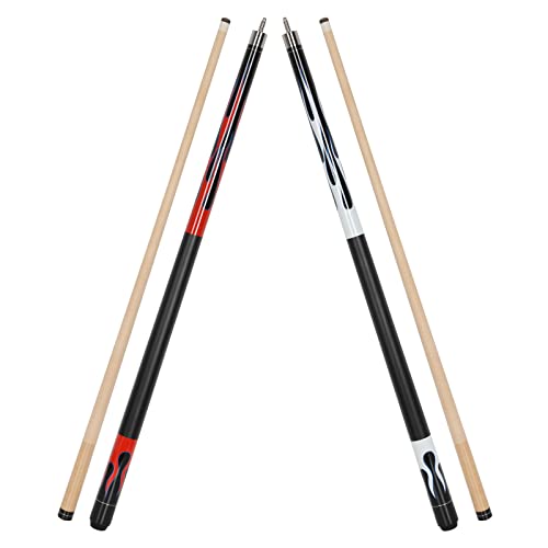 Fadazai 2-Piece 58'' Pool Cues | Set Of 2 | Canadian Maple Wood | Billiard House Bar Pool Sticks (Fd1001) #TOP6