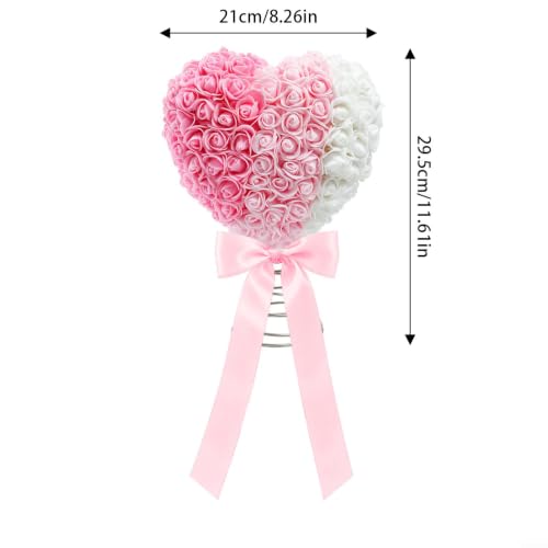 Árbol de corazón rojo de 29,5 cm para centros de mesa en cenas de San Valentín 3