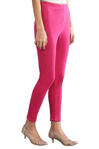 Image of Aurelia Cotton Lycra Strechable Tights for Women | Ankle Length Skinny Leggings for Women | Cotton Leggings for Women | Lycra Leggings for Women | Leggings for Women