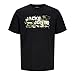 Produktbild JACK & JONES Herren Shirt T-Shirt Kurzarmshirt Outdoor Logo Tee SS Crew Neck, Farbe:Schwarz, Artikel:-Black, Größe:L