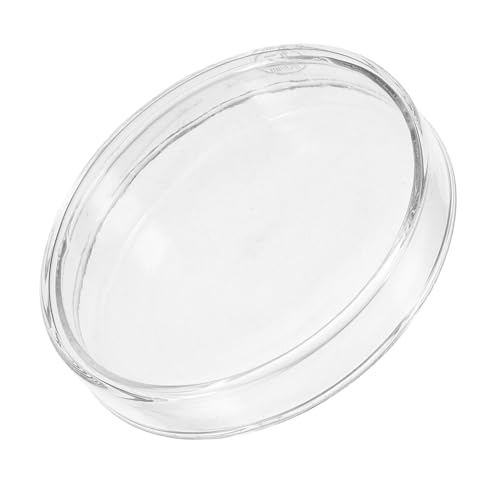 OSOLADY Laboratory Petri Dish Black Petri Dish Agar Plates Cicular Petri Dish Dispenser Petri Dishes with Agar Laboratory Decor Cell Culture Dish Laboratory Petri Holder Transparent Glass