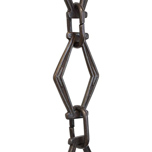 Image of RCH Hardware CH-22-BRZ-3 Brass Chandelier Chain, Bronze (3 Feet)