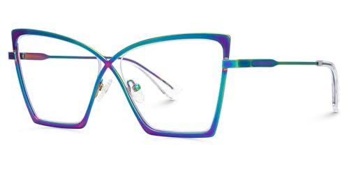 Image of VOOGLAM Butterfly Blue Light Glasses for Women Anti Eyestrain Dry Eyes Computer Phone TV Eyewear Felicja