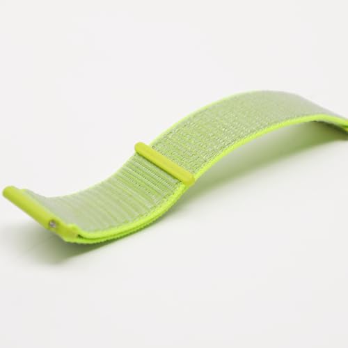 Gabb Watch Authentic Sport Band (Flash Light Yellow) - Hook and Loop Breathable Smart Watch Replacement Strap, Breathable, Washable, Fits All Watches, Adjustable for Comfort and Durability