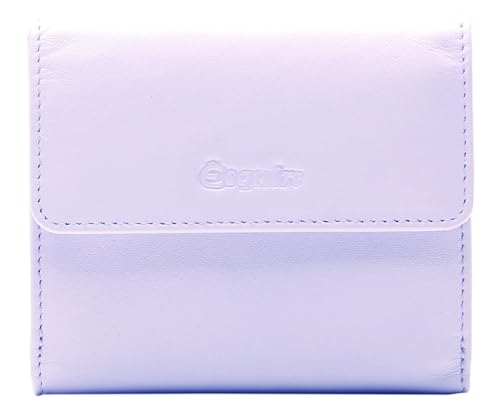 Esquire Viktoria petit portefeuille lilas en cuir compact pour femme