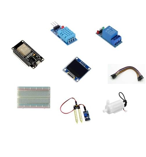 ESP32 (30 Pin) Smart Plant Monitoring System Kit | WiFi-Enabled Plant  Monitoring Kit using ESP32 | Real-Time Soil Moisture, Temperature, Humidity  & Auto Watering System | IoT Gardening Automation Kit. : Amazon.in: