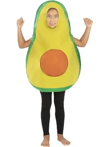 Funidelia | Disfraz de Aguacate para niño y niña Fruta, Comida - Disfraz para niños y divertidos accesorios para Fiestas, Carnaval y Halloween - Talla 7-12 años - Verde