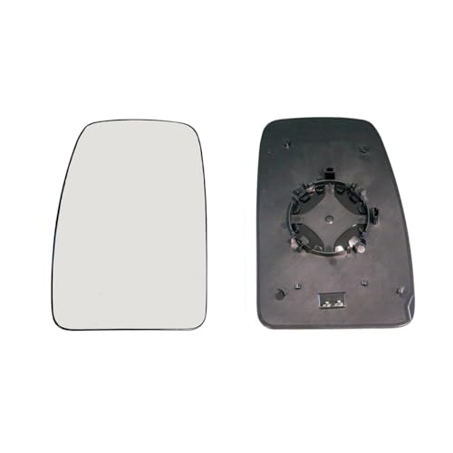 Image of Door Wing Mirror Glass for Nissan Interstar 2011 to 2023 Heated Mirror Glass With Backing Plate Passenger Side Left Side