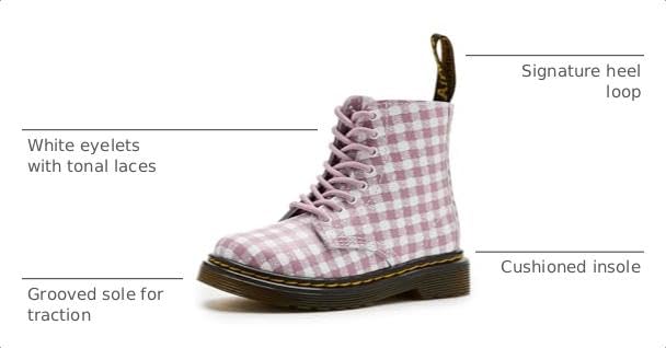 Image of Dr. Martens unisex-child 1460 Pascal (Toddler)