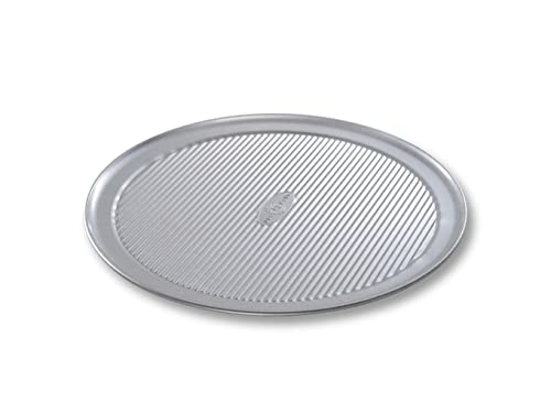 Usa Pan Wide Rim Nonstick Pizza Pan, 16 Inch, Aluminized Steel #TOP25