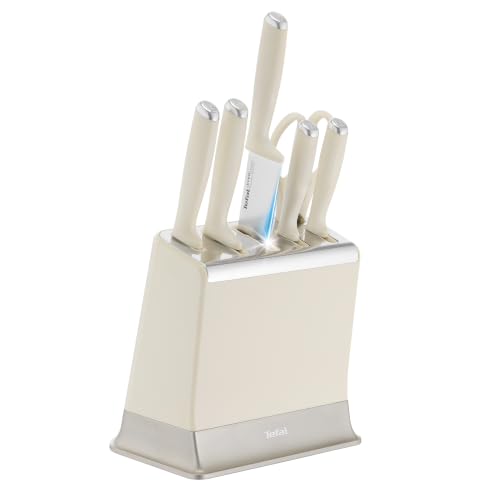Tefal EverSharp Daily 6-tlg. Messerset, Messerblock + integriertem Schärfer – Ansicht 1